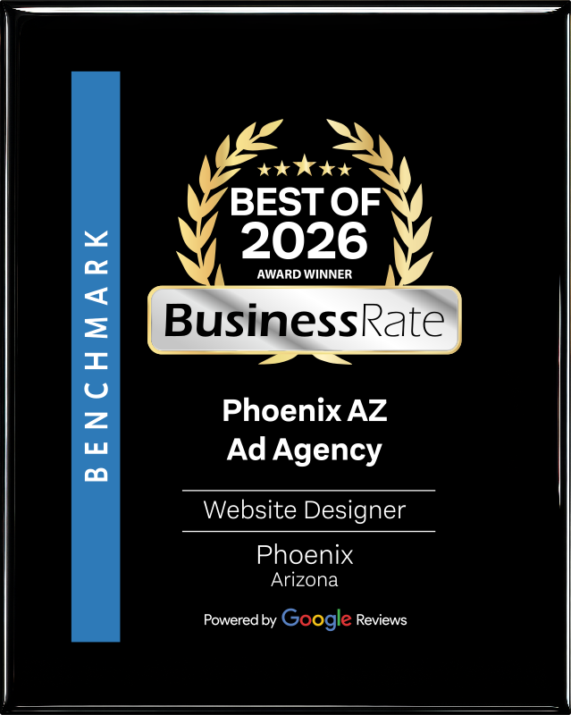 Phoenix AZ Ad Agency — BusinessRate Best of 2026 Award Winner, Website Designer in Phoenix, Arizona