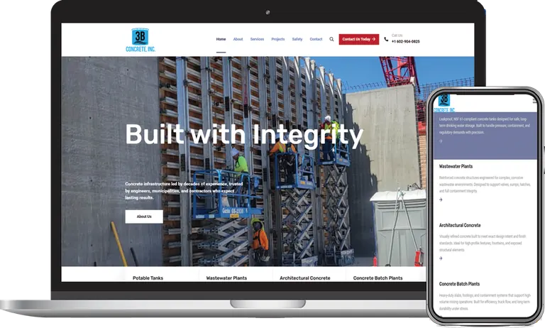 3B Concrete, Phoenix, Arizona client of Phoenix AZ Ad Agency