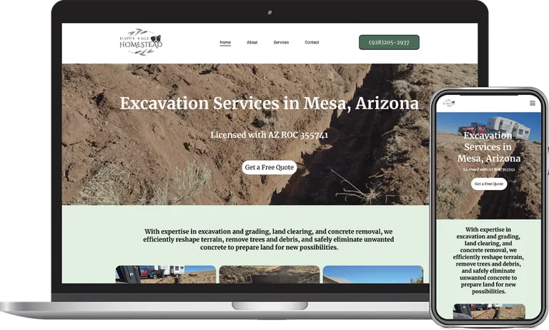 Happy Sage Homestead, Phoenix, Arizona client of Phoenix AZ Ad Agency