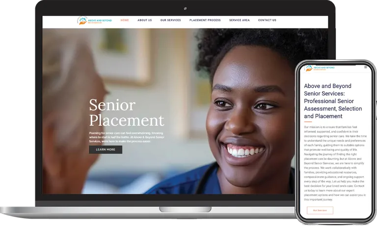 Above and Beyond Senior Services, Phoenix, Arizona client of Phoenix AZ Ad Agency