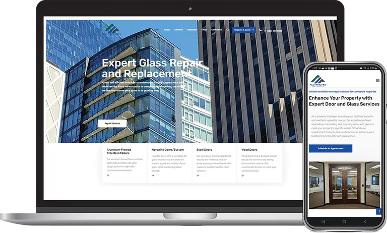 All Facility Door & Glass, Phoenix, Arizona client of Phoenix AZ Ad Agency
