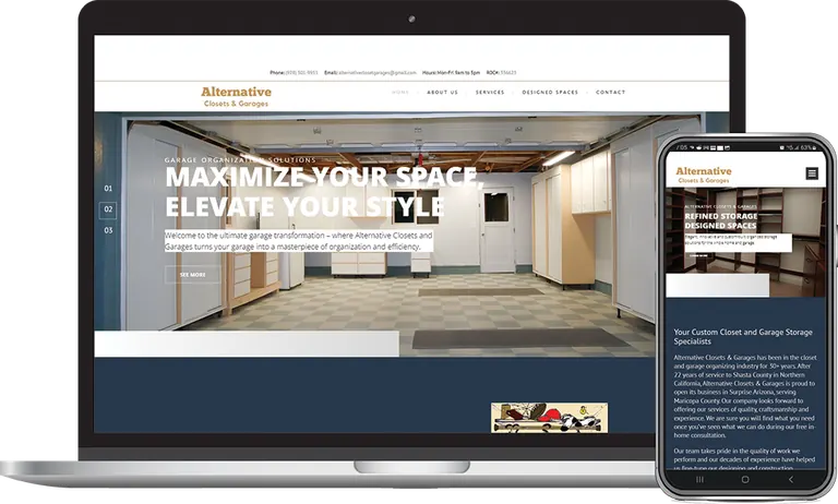 Alternative Closets & Garages, Phoenix, Arizona client of Phoenix AZ Ad Agency