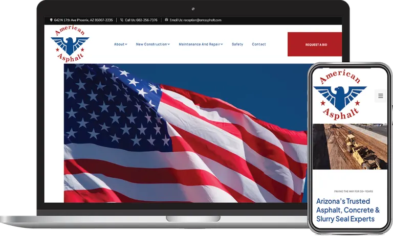 American Asphalt, Phoenix, Arizona client of Phoenix AZ Ad Agency