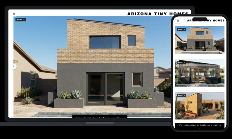 Arizona Tiny Homes, Phoenix, Arizona client of Phoenix AZ Ad Agency