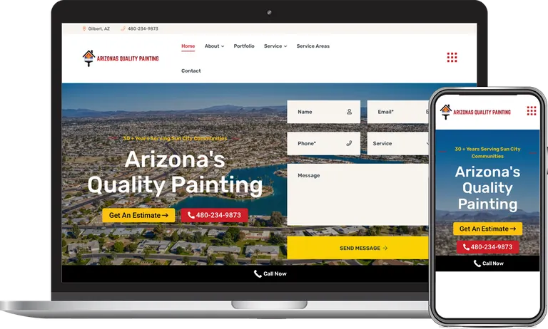 Arizona's Quality Painting, Phoenix, Arizona client of Phoenix AZ Ad Agency