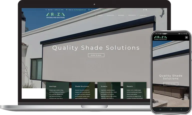 A to Z Shades And Shutters (v2), Phoenix, Arizona client of Phoenix AZ Ad Agency