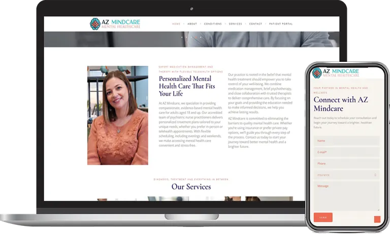 AZ Mindcare, Phoenix, Arizona client of Phoenix AZ Ad Agency