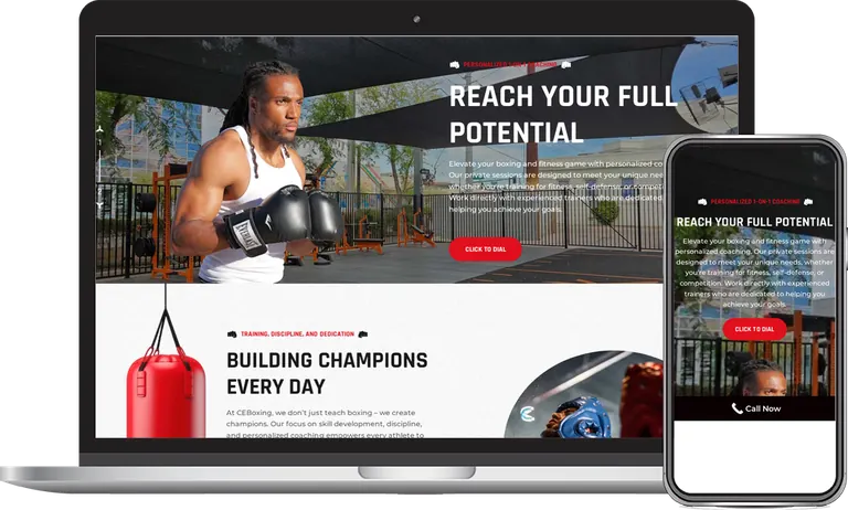 CE Boxing, Phoenix, Arizona client of Phoenix AZ Ad Agency