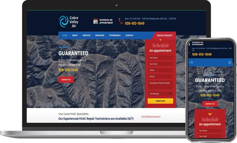 Cobre Valley Air, Phoenix, Arizona client of Phoenix AZ Ad Agency