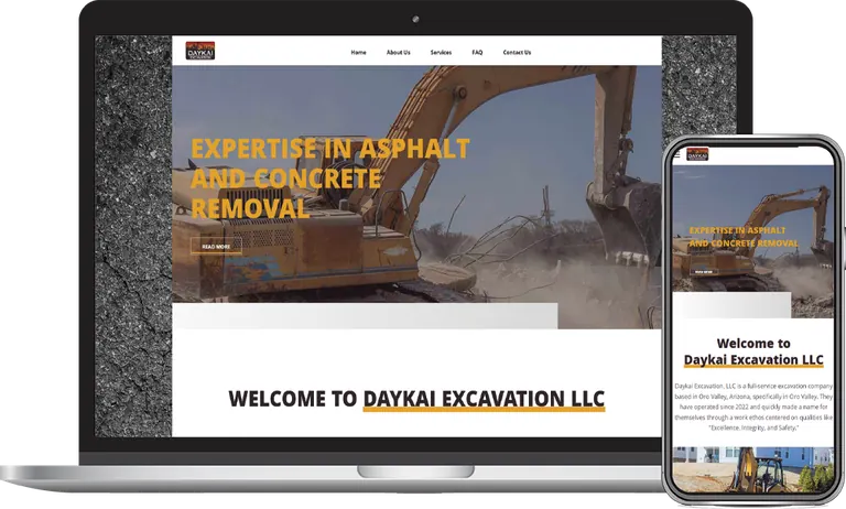 Daykai Excavation, Phoenix, Arizona client of Phoenix AZ Ad Agency