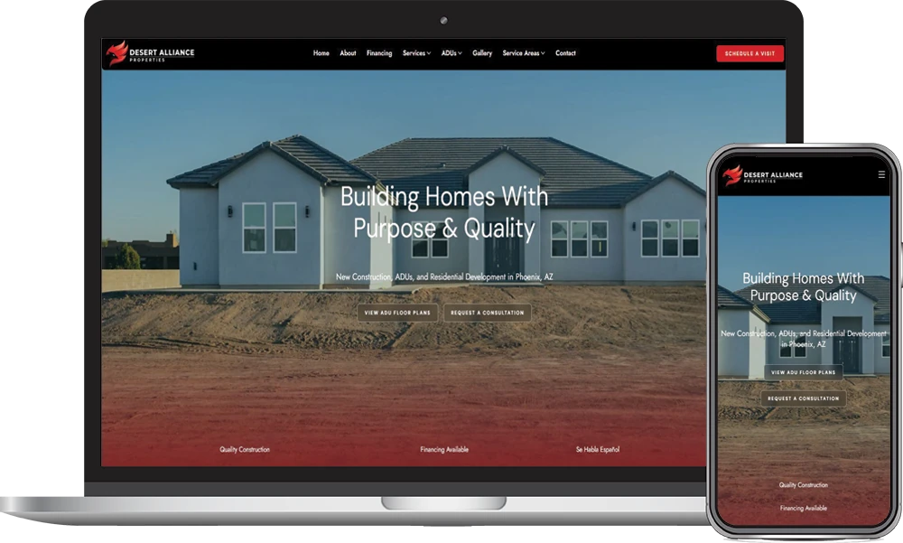 Desert Alliance Properties, Phoenix, Arizona client of Phoenix AZ Ad Agency