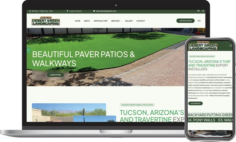 Acevedo Desert Green Landscaping, Phoenix, Arizona client of Phoenix AZ Ad Agency