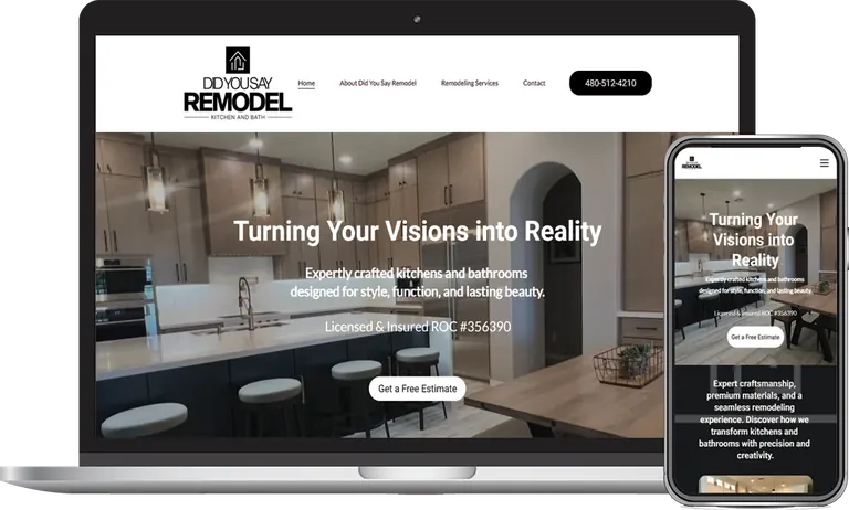 Did You Say Remodel, Phoenix, Arizona client of Phoenix AZ Ad Agency