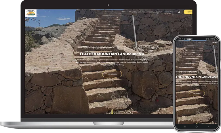 Feather Mountain Landscaping, Phoenix, Arizona client of Phoenix AZ Ad Agency