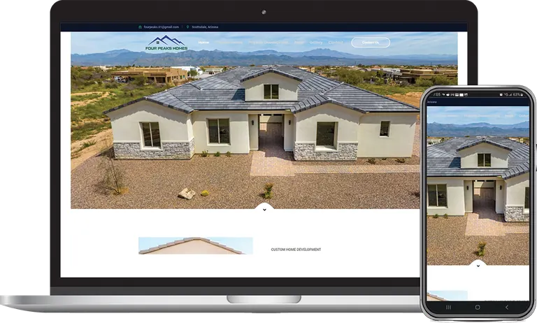 Four Peaks Homes, Phoenix, Arizona client of Phoenix AZ Ad Agency