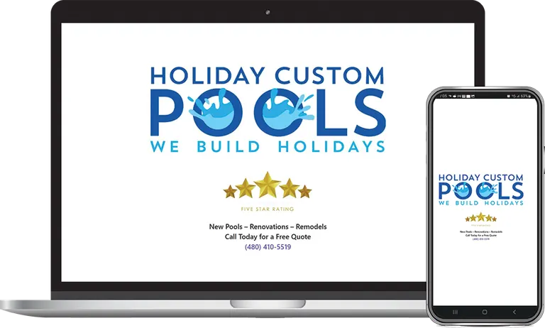 Holiday Custom Pools (v2), Phoenix, Arizona client of Phoenix AZ Ad Agency
