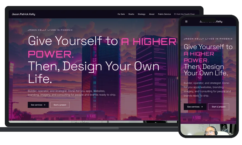 Jason Patrick Kelly (newest build), Phoenix, Arizona client of Phoenix AZ Ad Agency