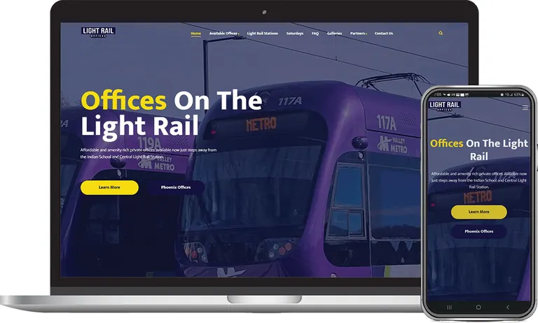 Light Rail Offices, Phoenix, Arizona client of Phoenix AZ Ad Agency