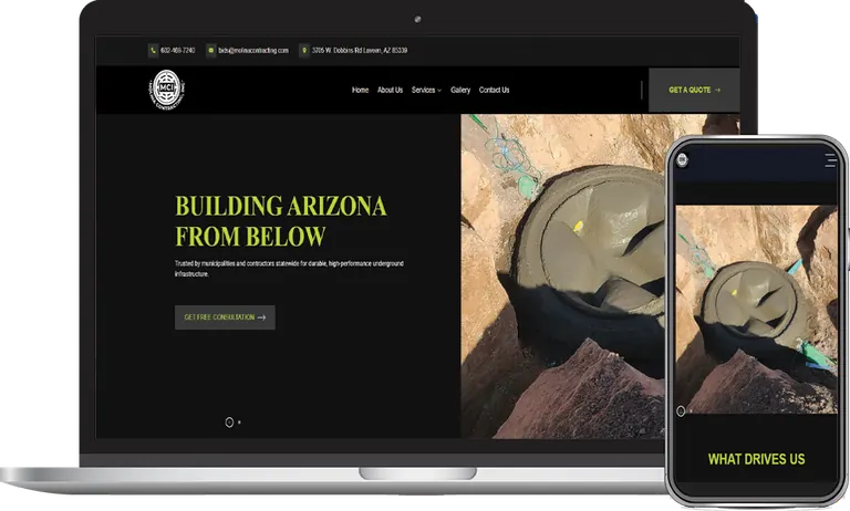 Molina Contracting, Phoenix, Arizona client of Phoenix AZ Ad Agency