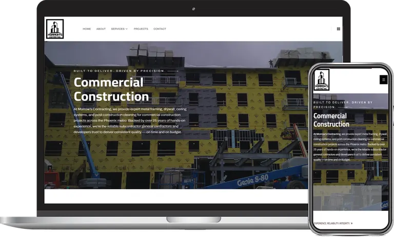 Morrow Contracting, Phoenix, Arizona client of Phoenix AZ Ad Agency