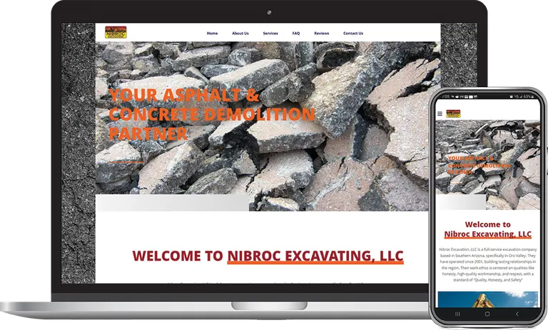 Nibroc Excavating, LLC, Phoenix, Arizona client of Phoenix AZ Ad Agency