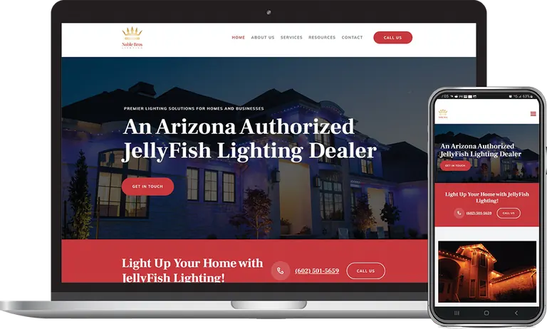 Noble Bros Lighting, Phoenix, Arizona client of Phoenix AZ Ad Agency