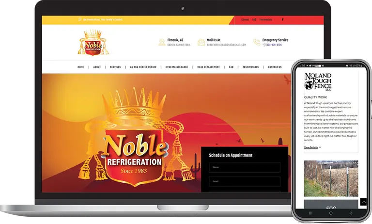 Noble Refrigeration, Phoenix, Arizona client of Phoenix AZ Ad Agency