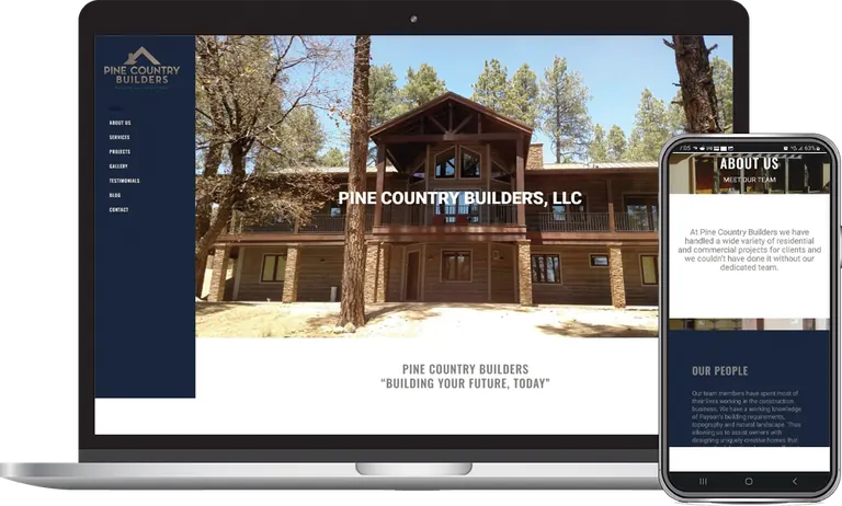 Pine Country Builders, Phoenix, Arizona client of Phoenix AZ Ad Agency