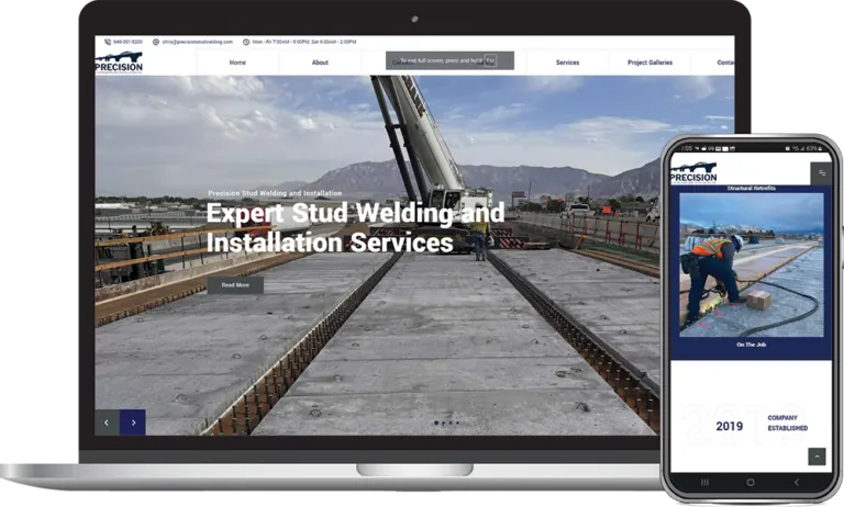 Precision Stud Welding, Phoenix, Arizona client of Phoenix AZ Ad Agency