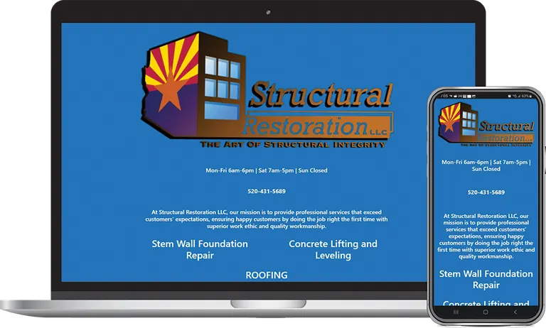 Structural Restoration, Phoenix, Arizona client of Phoenix AZ Ad Agency