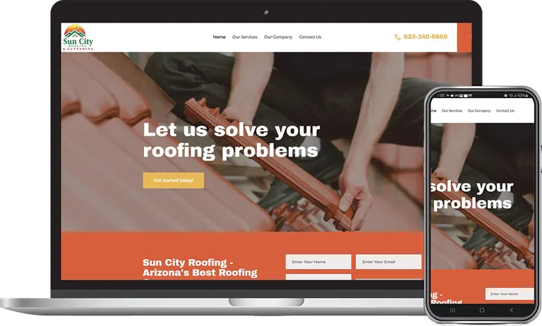 Sun City Roofing & Guttering, Phoenix, Arizona client of Phoenix AZ Ad Agency