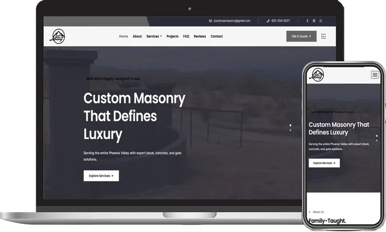 Tera's Masonry, Phoenix, Arizona client of Phoenix AZ Ad Agency