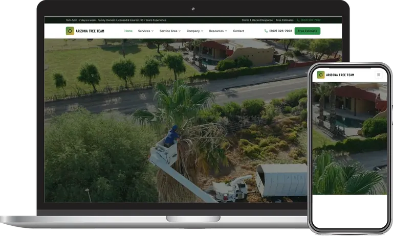 The Arizona Tree Team, Phoenix, Arizona client of Phoenix AZ Ad Agency