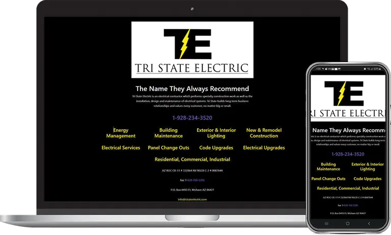 Tri State Electric, Phoenix, Arizona client of Phoenix AZ Ad Agency