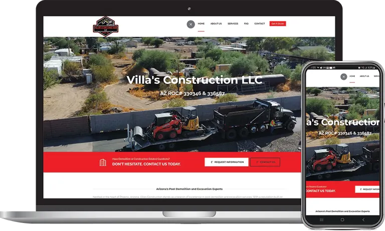 Villas Construction, Phoenix, Arizona client of Phoenix AZ Ad Agency