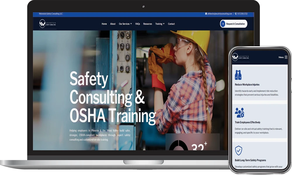 Weinstein Safety Consulting, Phoenix, Arizona client of Phoenix AZ Ad Agency