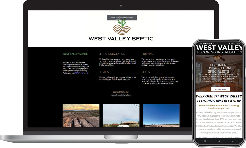 West Valley Septic, Phoenix, Arizona local SEO case study